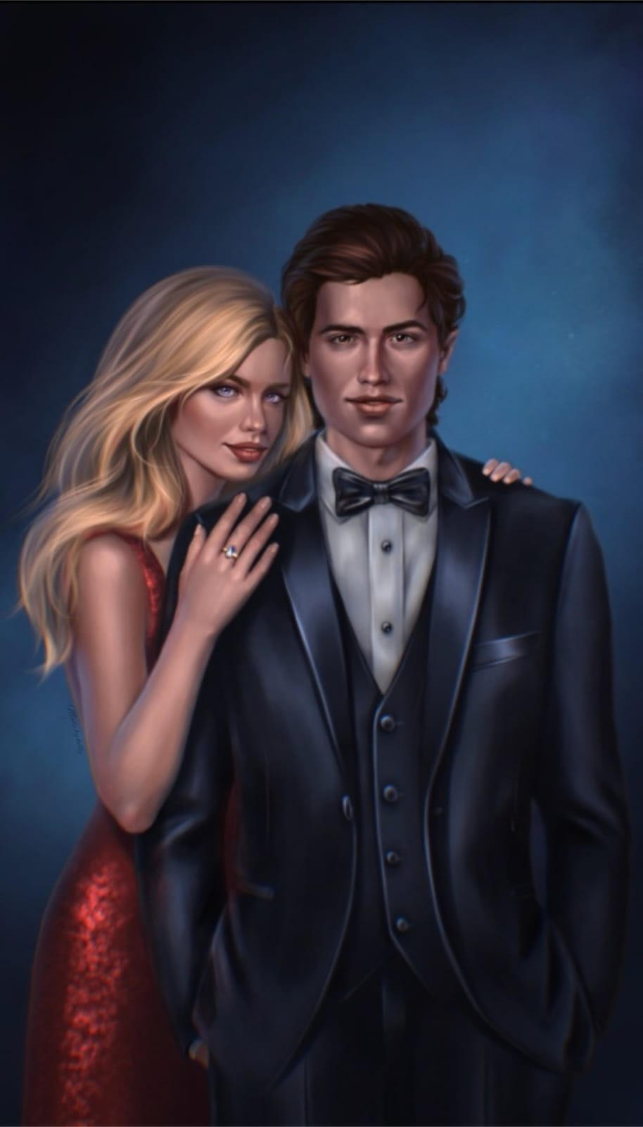 Romance Cover Illustration